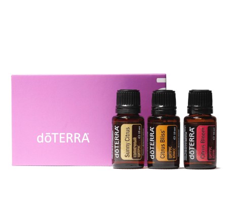 Набор эфирных масел doTERRA «Цитрус Трио», 3x15 мл