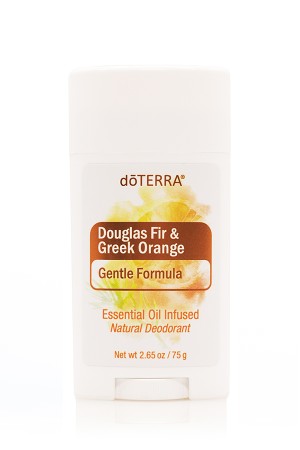 Натуральный дезодорант dōTERRA для чувствительной кожи с маслом дугласовой пихты и маслом греческого апельсина, 75 гр
