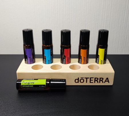 Деревянная подставка для масел doTERRA (для 9 роллеров по 10 мл)