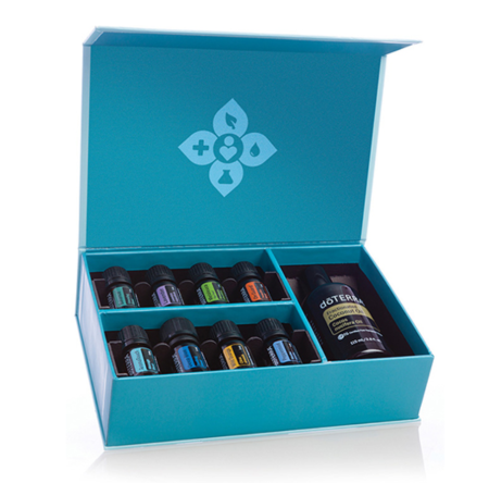 Набор эфирных масел для массажа doTERRA Ароматач Текник АТТ, 8x5 мл + 1x115 мл.