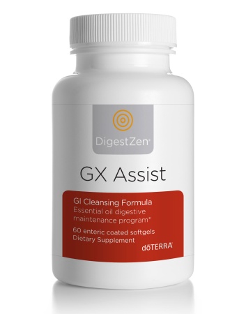 doTERRA ДЖИ-ЭКС Ассист, GX Assist, Очищающая смесь для ЖКТ, 60 капсул