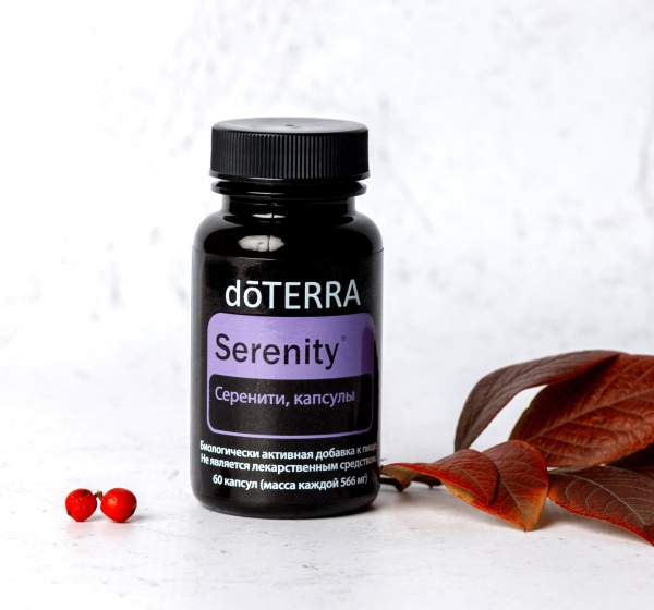doTERRA Серенити в капсулах для спокойного сна, Serenity, 60 капсул
