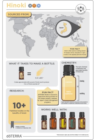 Эфирное масло dōTERRA Хиноки, Hinoki, 5 мл