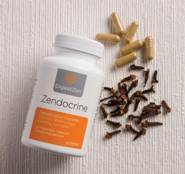 doTERRA Зендокрин комплекс для детоксикации, Zendocrine Detoxification Complex, 60 растительных капсул