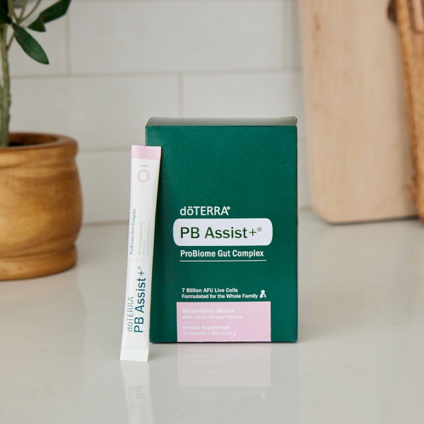 Комплекс для поддержания здоровья кишечника PB Assist+ ProBiome Gut Complex doTERRA, 30 саше