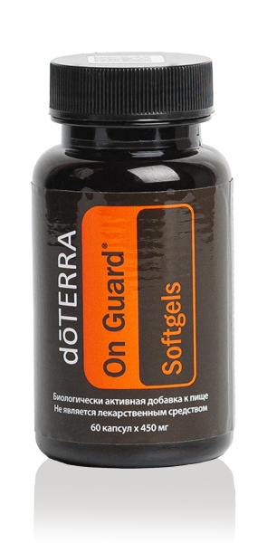 doTERRA Защитная смесь Он Гард+  в капсулах, On Guard+ Protective Blend, 60 капсул