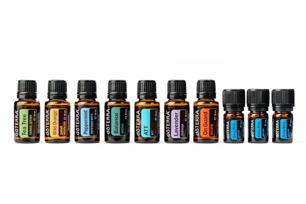 Набор эфирных масел для массажа doTERRA "Техника АТТ" (AROMATOUCH TECHNIQUE), 7x15 мл + 3x5 мл