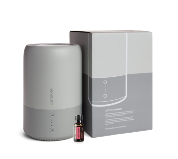 Набор увлажнитель воздуха doTERRA Dawn Aroma Humidifier с маслом Цитрус Блум 15 мл