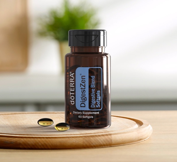 doTERRA «Дайджест Зен» в капсулах для улучшения пищеварения, DigestZen, 60 капсул