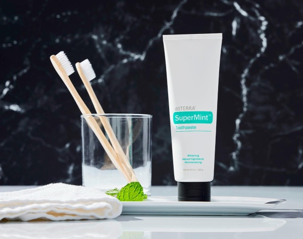 doTERRA «SuperMint» Toothpaste, отбеливающая зубная паста, 125 гр