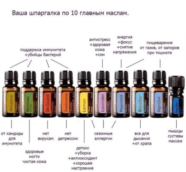 Набор эфирных масел doTERRA «Эфирный дом», 9х15 мл и 1х5 мл с диффузором и подставкой