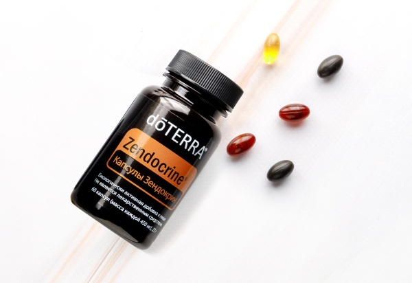 doTERRA Зендокрин в капсулах для детоксикации, Zendocrine Softgels Detoxification Blend, 60 капсул