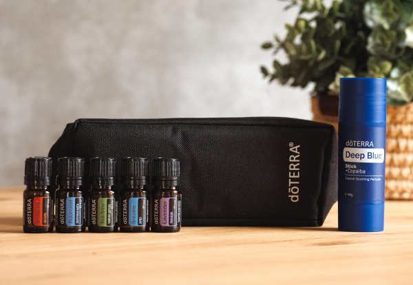 Набор для любителей спорта doTERRA «Атлет» со стиком Deep Blue + регистрация