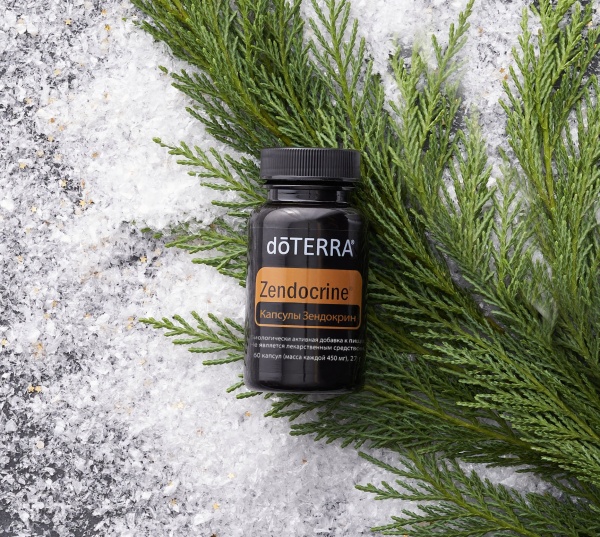 doTERRA Зендокрин в капсулах для детоксикации, Zendocrine Softgels Detoxification Blend, 60 капсул