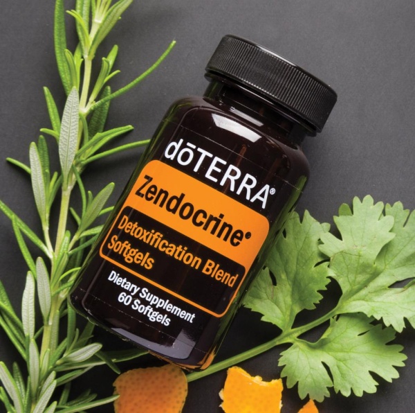 doTERRA Зендокрин в капсулах для детоксикации, Zendocrine Softgels Detoxification Blend, 60 капсул