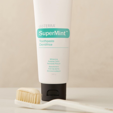 doTERRA «SuperMint» Toothpaste, отбеливающая зубная паста, 125 гр