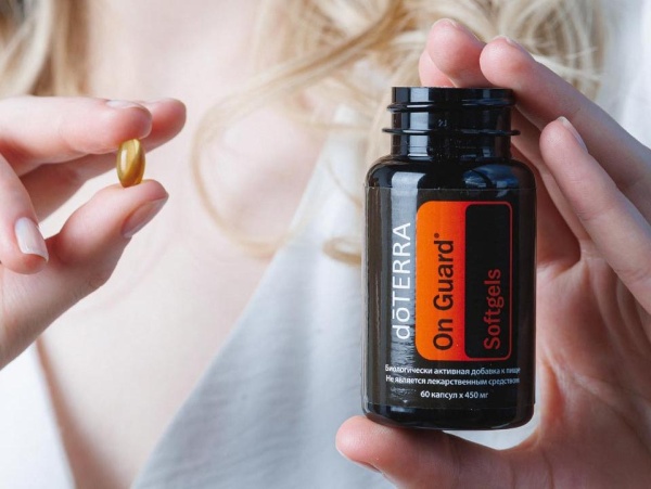doTERRA Защитная смесь Он Гард+  в капсулах, On Guard+ Protective Blend, 60 капсул