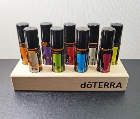 Деревянная подставка для масел doTERRA (для 9 роллеров по 10 мл)