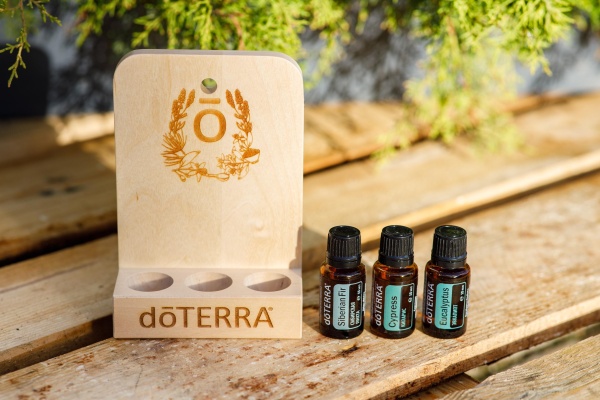 Набор эфирных масел «для бани и сауны» doTERRA, 3x15 мл