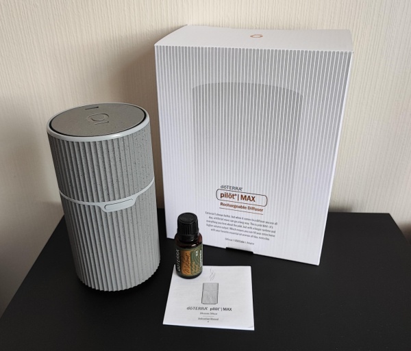 Набор портативный диффузор doTERRA «Pilot Max» на аккумуляторе (120 мл) + Питающая смесь Malama 15 мл